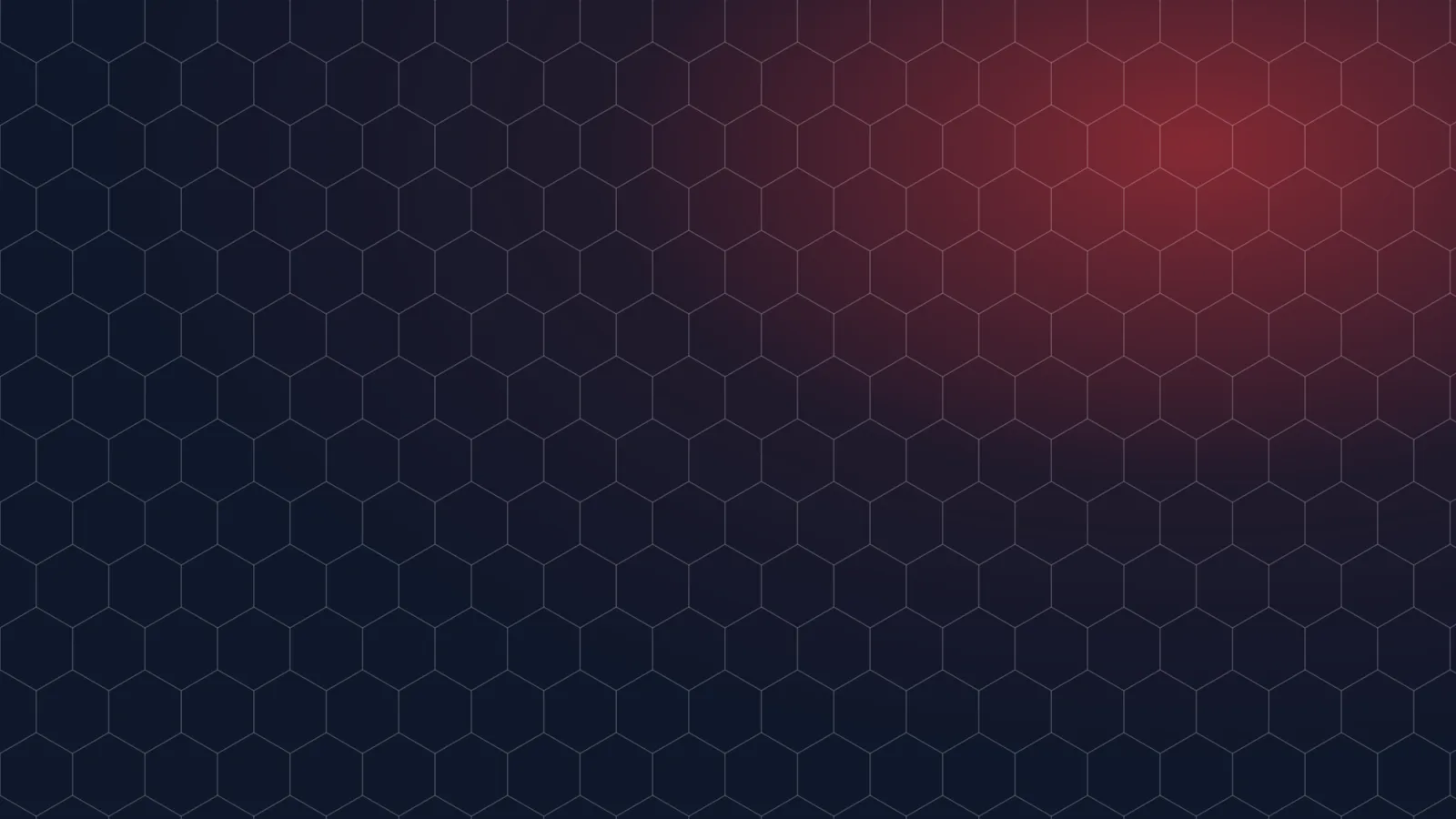 Hexa GCC hexagon pattern on a dark blue background